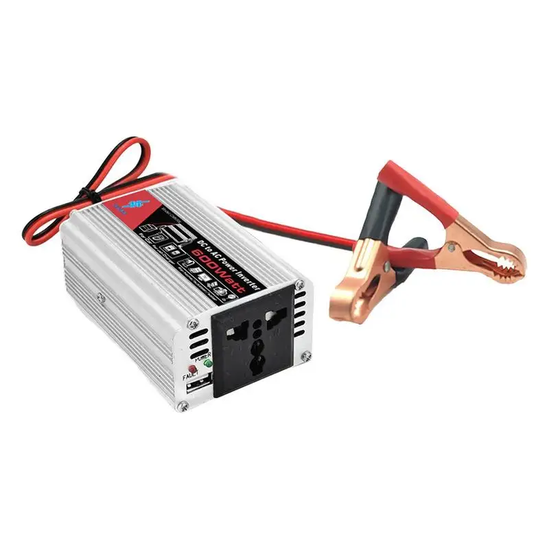 Car Power Inverter 600w Power Inverter Dc 12v To 110v Ac Converter With USB Ports And 2 Battery Clips Power Inverters For
Car Power Inverter 600w Power Inverter Dc 12v To 110v Ac Converter With USB Ports And 2 Battery Clips Power Inverters For