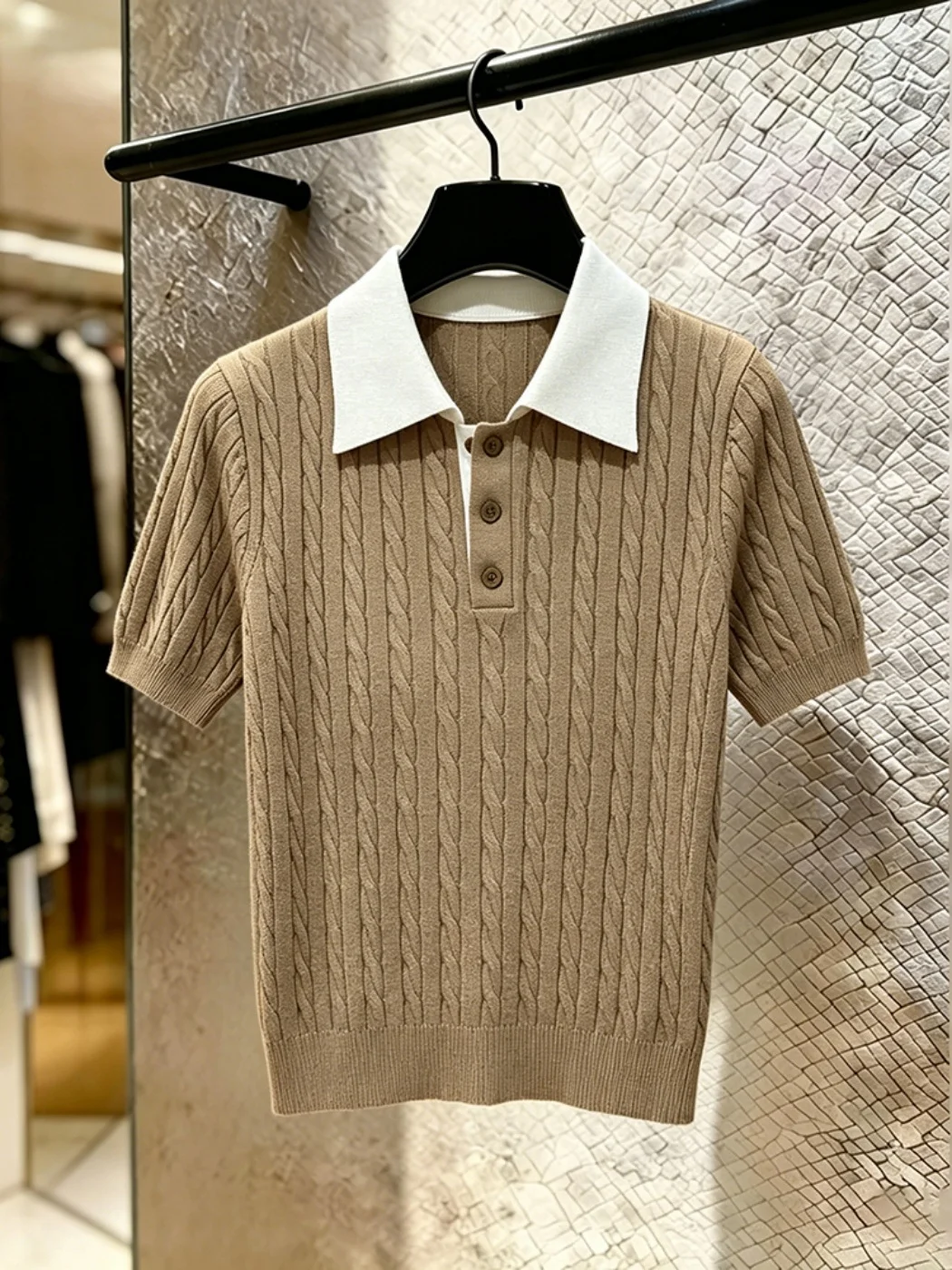 Summer Work Commute Fashionable Women's Knitted Set Coffee Color Top White Short Skirt Two-Piece Suit High Waist Cotton ...
Summer Work Commute Fashionable Women's Knitted Set Coffee Color Top White Short Skirt Two-Piece Suit High Waist Cotton ...