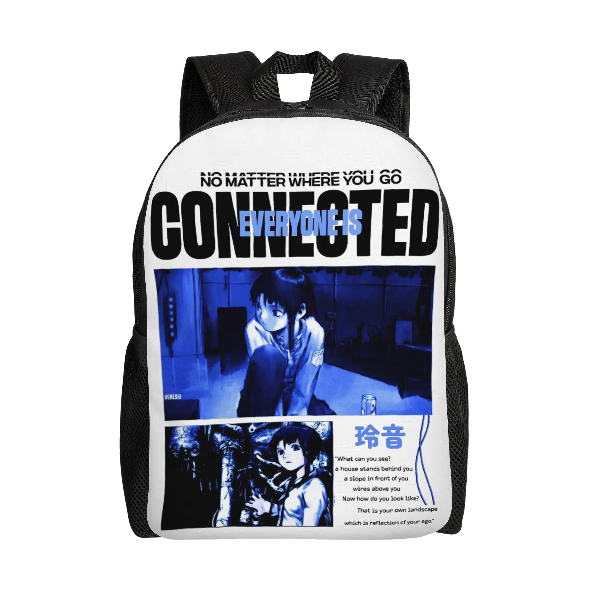Anime Serial Experiments Lain Aesthetic Retro Backpack Backpacks Student Unisex Casual School Bags Designer Big Rucksack
Anime Serial Experiments Lain Aesthetic Retro Backpack Backpacks Student Unisex Casual School Bags Designer Big Rucksack