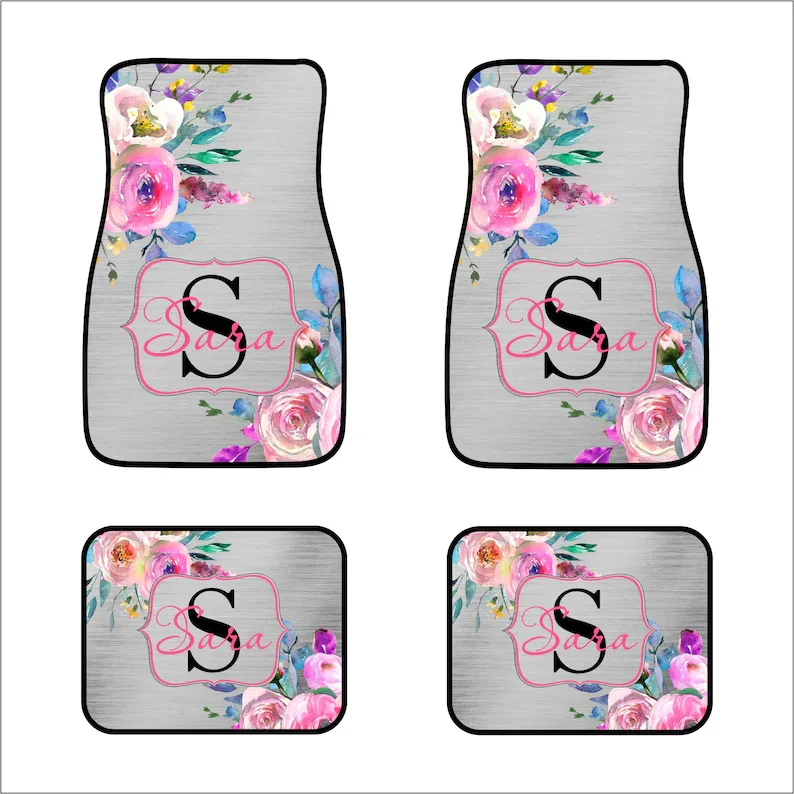 Monogram Car Floor Mats Front Car Mats Rear Car Mat Custom Car Mats Personalized Car Gift Sweet 16 Gift Lovely Spring Flowers on
Monogram Car Floor Mats Front Car Mats Rear Car Mat Custom Car Mats Personalized Car Gift Sweet 16 Gift Lovely Spring Flowers on