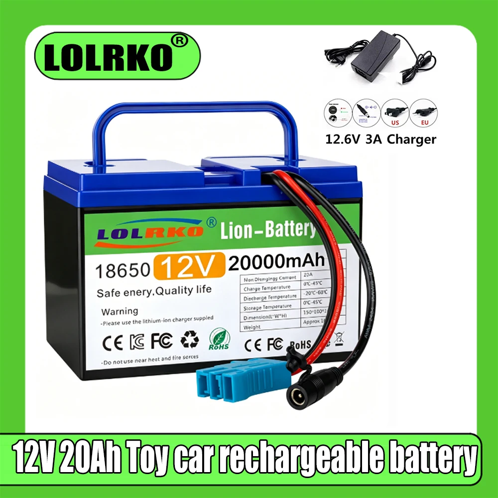 For Peg-Perego Tractor & John Deere Gator XUV, 12V 20Ah Battery Replacement Battery for Kids Ride-on Toys & Cars & Power Wheels
For Peg-Perego Tractor & John Deere Gator XUV, 12V 20Ah Battery Replacement Battery for Kids Ride-on Toys & Cars & Power Wheels