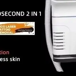 2-in-1 Diode Picosecond Machine -808 755 840 1064nm For Permanent Hair Removal Tattoo Removal Skin Regeneration
2-in-1 Diode Picosecond Machine -808 755 840 1064nm For Permanent Hair Removal Tattoo Removal Skin Regeneration