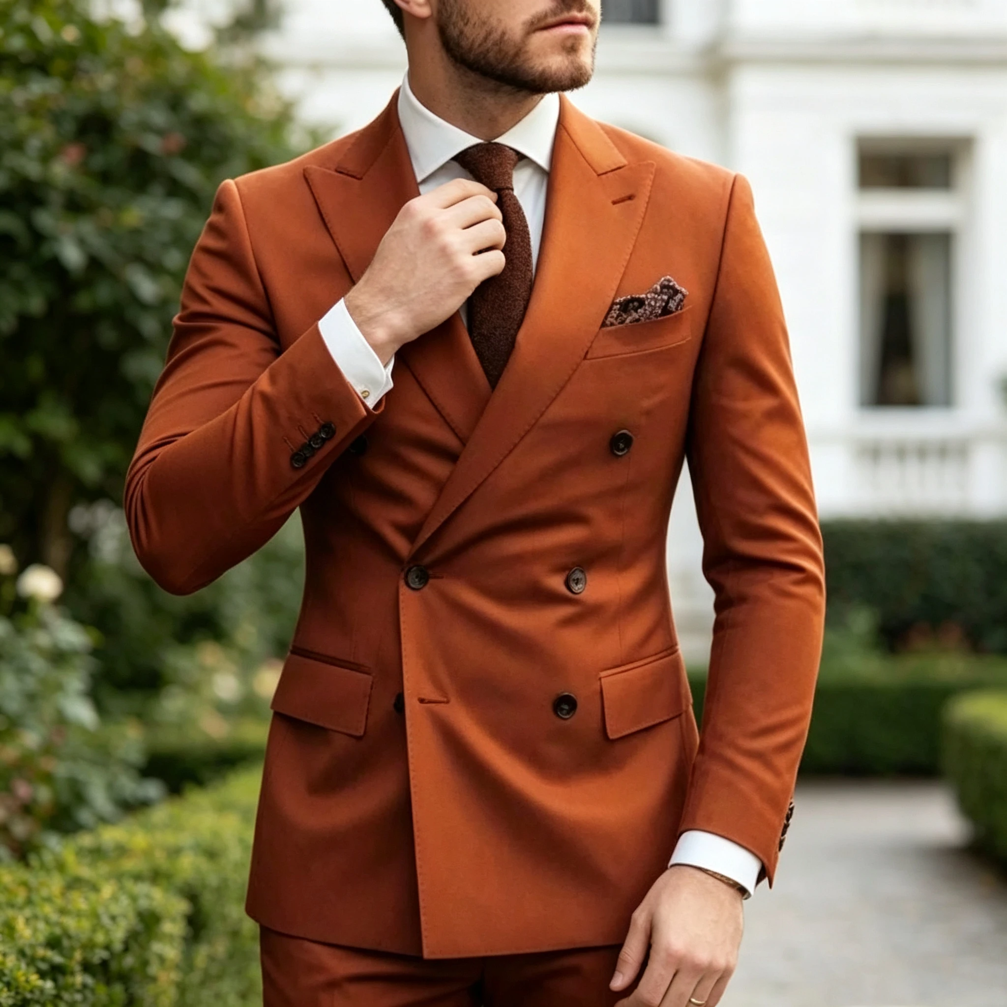 Fashion Slim Fit Men Wedding Suits Double Breasted Peak Lapel Blazer Pants 2 Pieces Luxury Business Party Groom Tuxedos for Men
Fashion Slim Fit Men Wedding Suits Double Breasted Peak Lapel Blazer Pants 2 Pieces Luxury Business Party Groom Tuxedos for Men