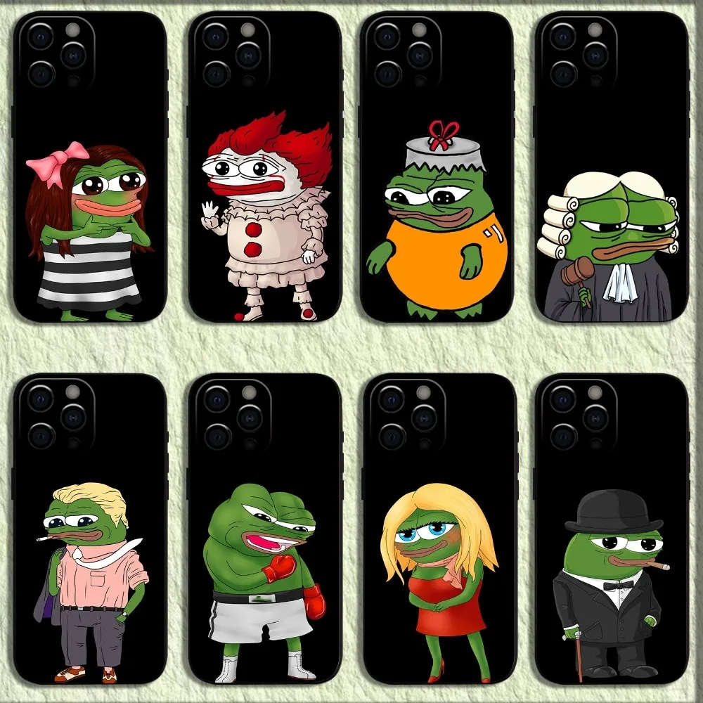 Funny P-Pepe Frog Sad Phone Case For iPhone 16,15,14,13,12,11,Pro,X,XS,Max,XR,Plus,Mini Soft Black Cover
Funny P-Pepe Frog Sad Phone Case For iPhone 16,15,14,13,12,11,Pro,X,XS,Max,XR,Plus,Mini Soft Black Cover