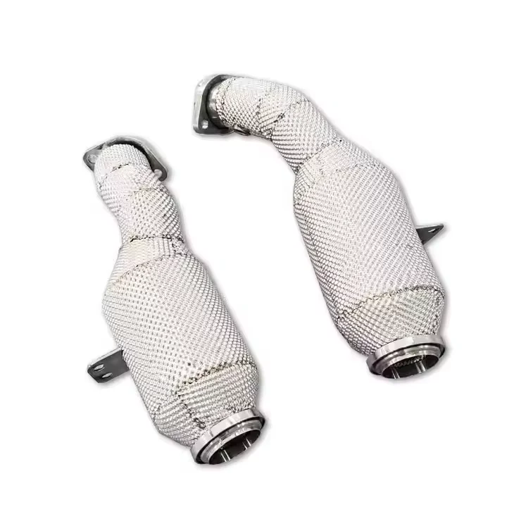 OBM Catted Exhaust Downpipe For Benz C43 AMG 2016-2022 Stainless Steel Exhaust Pipes High Flow Downpipe Exhaust System
OBM Catted Exhaust Downpipe For Benz C43 AMG 2016-2022 Stainless Steel Exhaust Pipes High Flow Downpipe Exhaust System