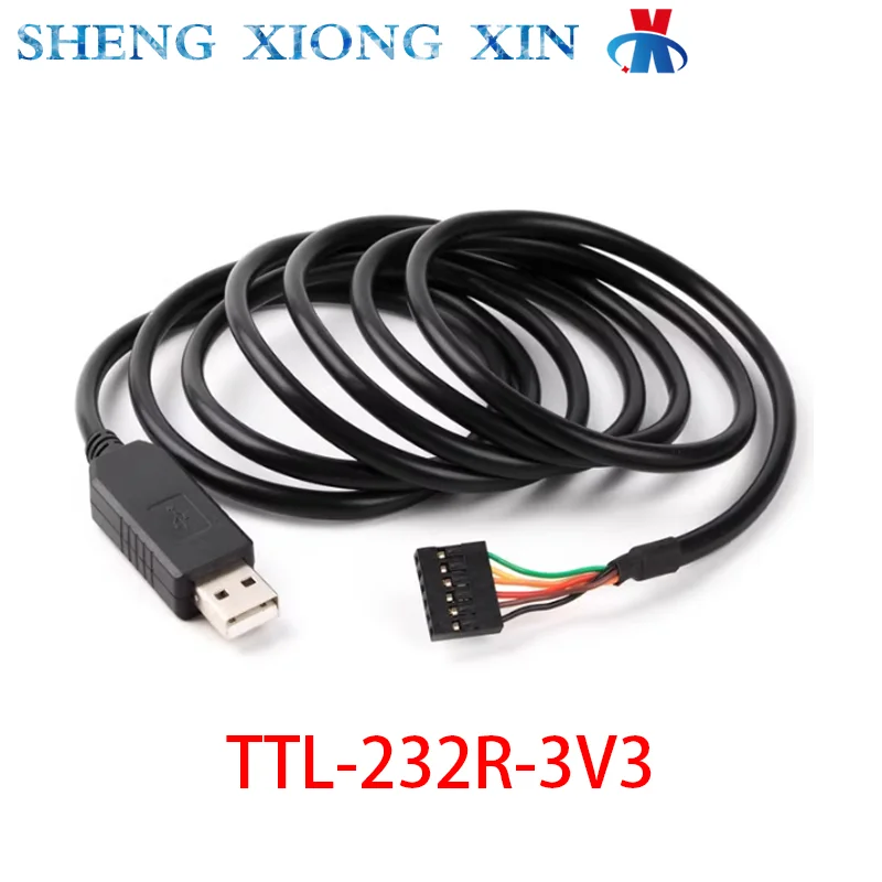 1 шт. новый оригинальный TTL-232R-3V3 однорядный линейный разъем USB-кабель FT232RQ
1 шт. новый оригинальный TTL-232R-3V3 однорядный линейный разъем USB-кабель FT232RQ