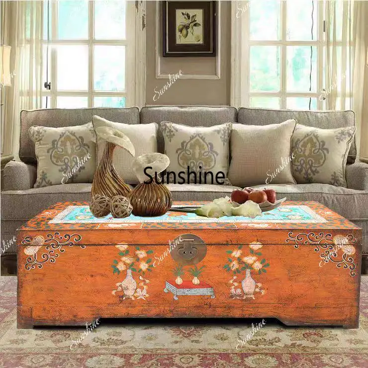 Chinese antique old tea table retro coffee table
Chinese antique old tea table retro coffee table