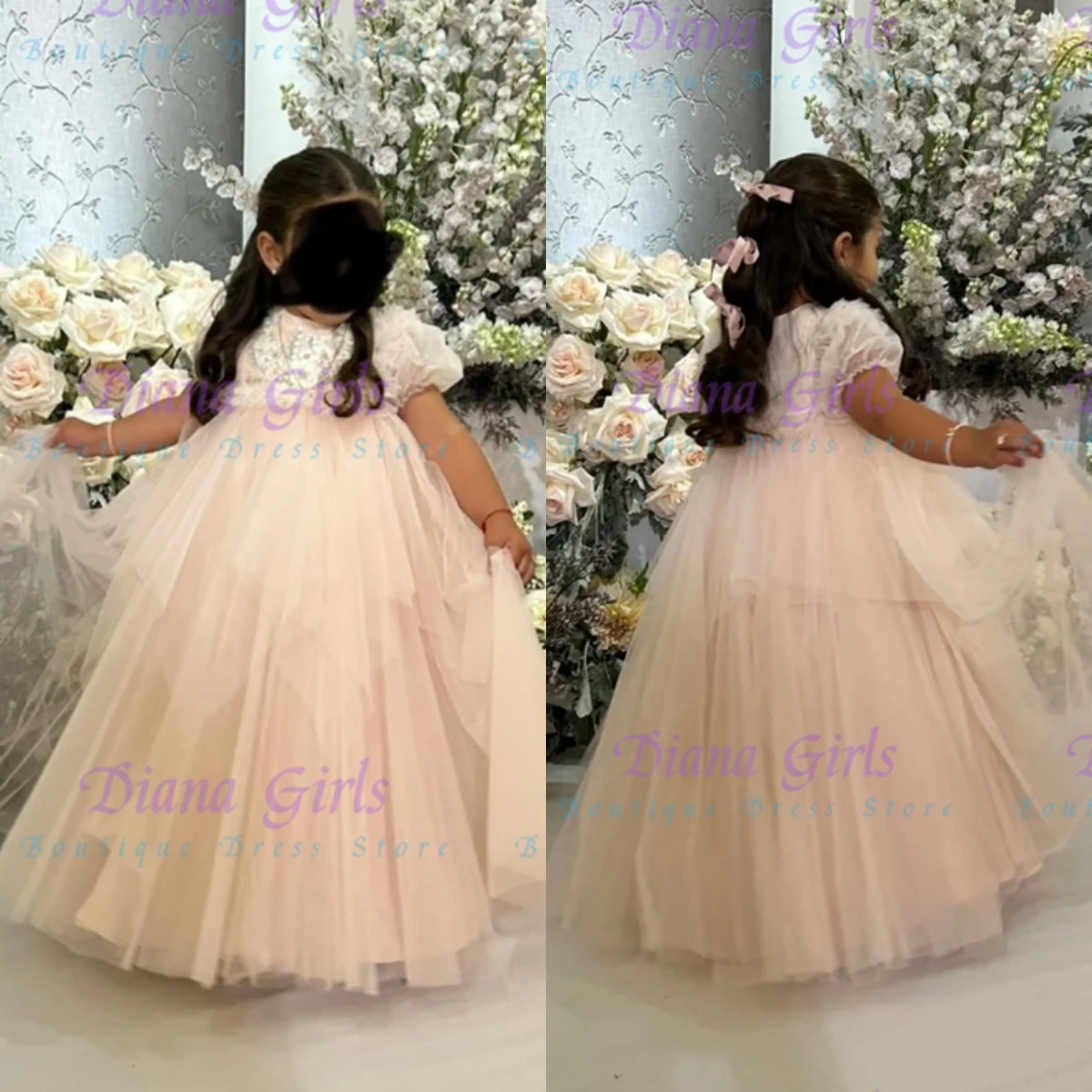 Quality Lovely Pink Flower Girl Dress Tulle Fluffy Exquisite Applique for Little Girls Wedding Birthday Party Evening Ball Gowns
Quality Lovely Pink Flower Girl Dress Tulle Fluffy Exquisite Applique for Little Girls Wedding Birthday Party Evening Ball Gowns