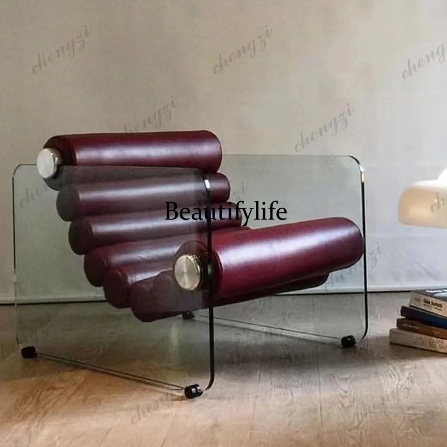 Transparent acrylic suspended armrest single chair living room villa exhibition hall creative leisure lounge chair
Transparent acrylic suspended armrest single chair living room villa exhibition hall creative leisure lounge chair