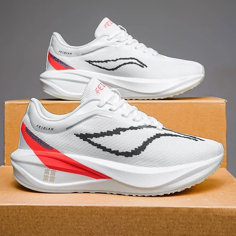 Мужские кроссовки из углеродистой пластины для марафона, специальные спортивные дышащие легкие женские удобные нескользящие кроссовки для отдыха 
Мужские кроссовки из углеродистой пластины для марафона, специальные спортивные дышащие легкие женские удобные нескользящие кроссовки для отдыха