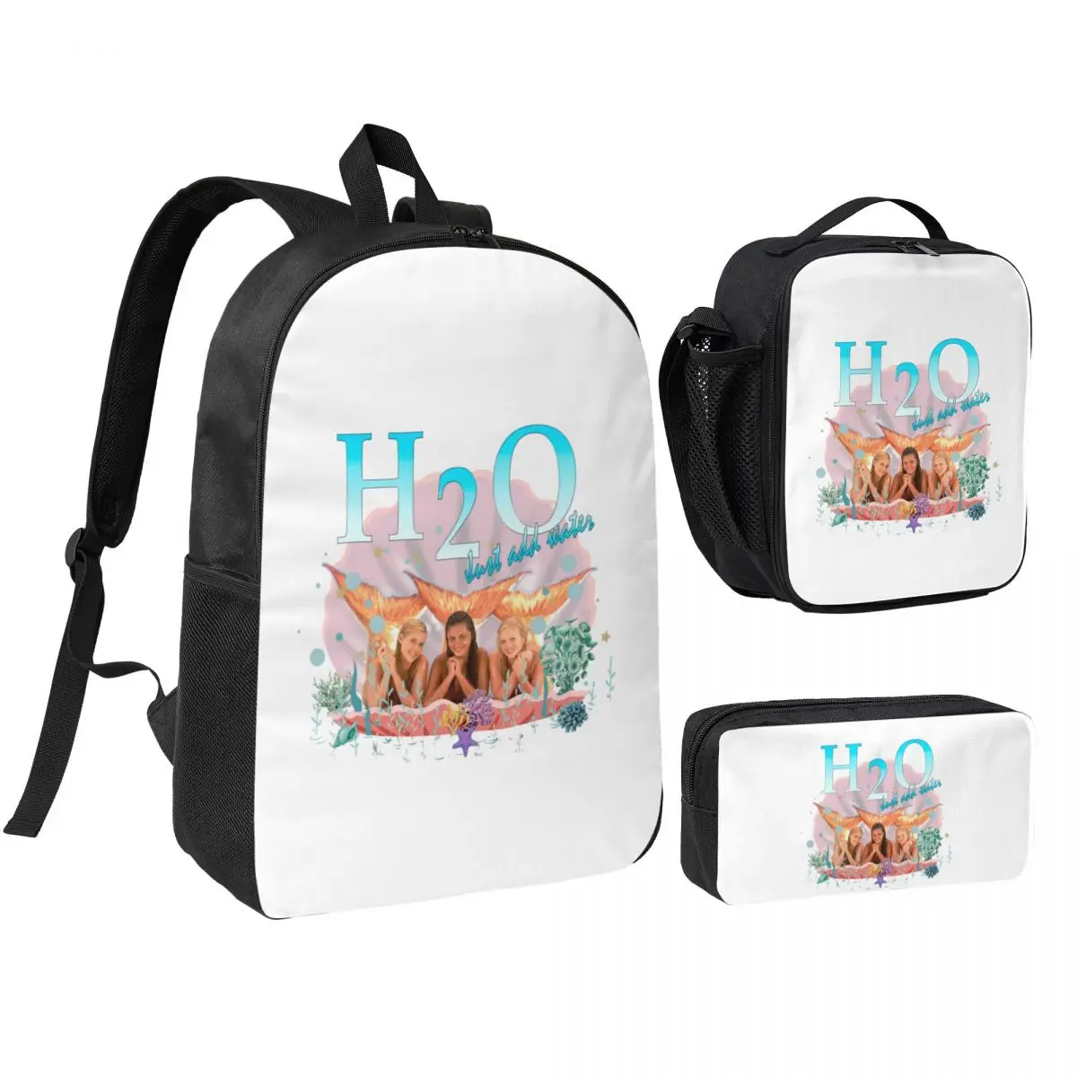 H2O Just Add Water Premium Backpack Boys Girls BookBag School Bag Computer Shoulder Bags 3ps Insulated Lunch Bag Pencil Case
H2O Just Add Water Premium Backpack Boys Girls BookBag School Bag Computer Shoulder Bags 3ps Insulated Lunch Bag Pencil Case