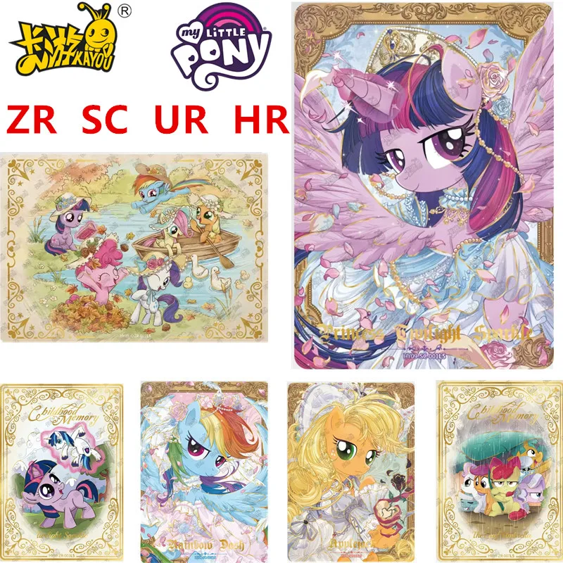 KAYOU Original My Little Pony Card Tier 4 Wave 9 ZR UR SC SGR Полная серия Аниме Коллекция игр Карты Рождественский подарок Игрушки
KAYOU Original My Little Pony Card Tier 4 Wave 9 ZR UR SC SGR Полная серия Аниме Коллекция игр Карты Рождественский подарок Игрушки