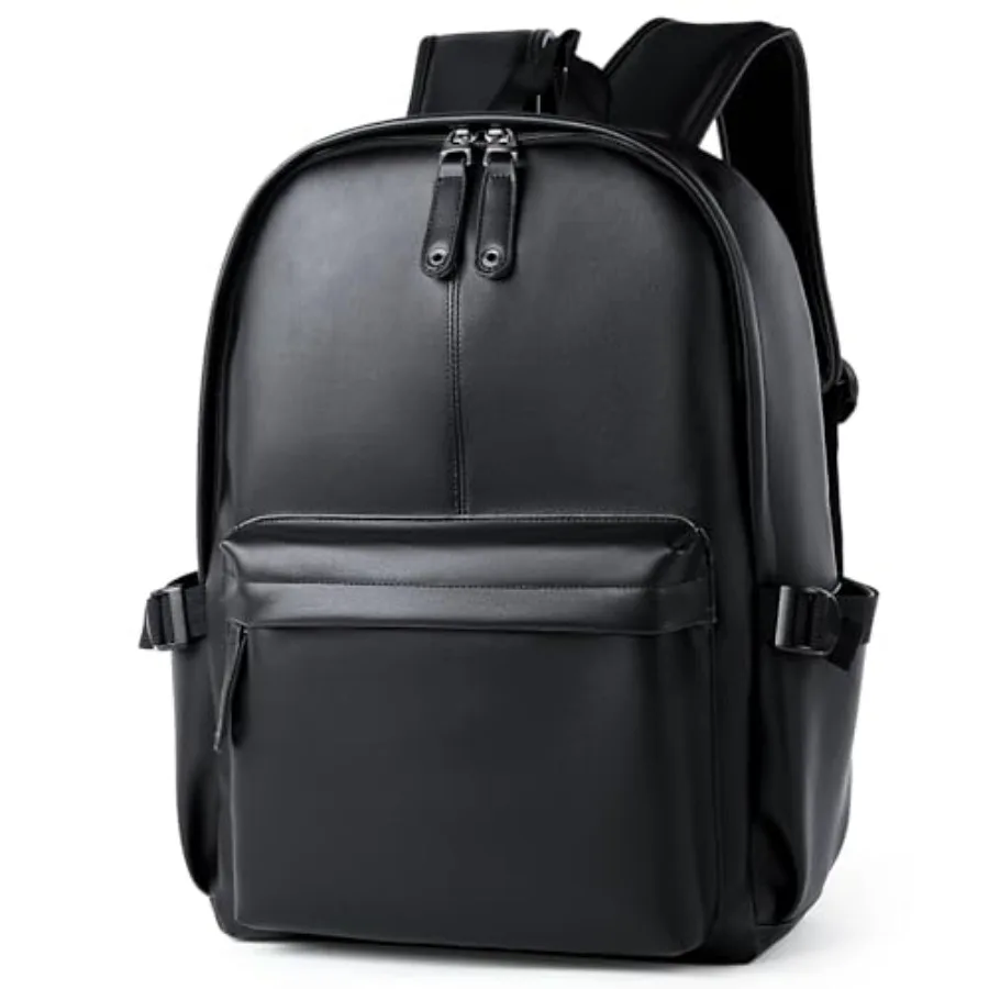 Pu Leather Laptop Backack For Men Women Classic Water-Resistant Purse Airplane Travel Backpacks Work Business Bag Black
Pu Leather Laptop Backack For Men Women Classic Water-Resistant Purse Airplane Travel Backpacks Work Business Bag Black