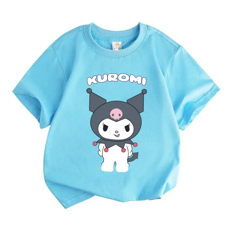 Официальная детская футболка Sanrio Kuromi — дышащая летняя футболка | Свободный крой для активных мальчиков и девочек
Официальная детская футболка Sanrio Kuromi — дышащая летняя футболка | Свободный крой для активных мальчиков и девочек