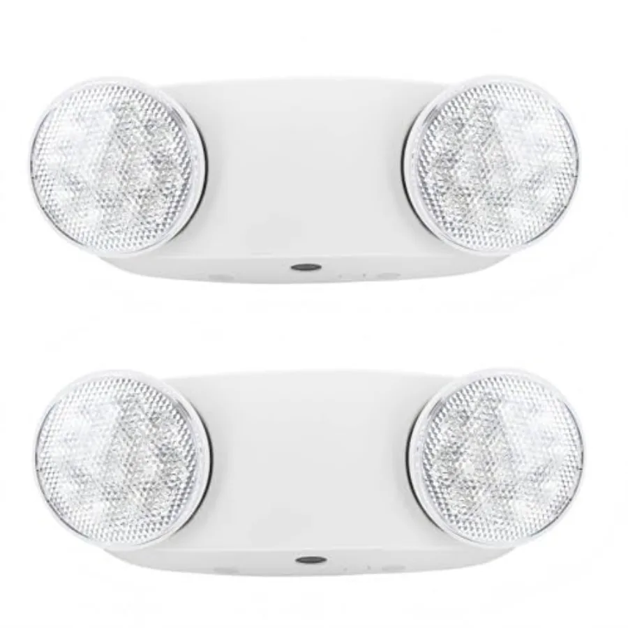 RMC LED Emergency Lights with Battery Backup, Two Head Adjustable Commercial Emergency Lighting, AC120-277V, Hardwired Emergenc
RMC LED Emergency Lights with Battery Backup, Two Head Adjustable Commercial Emergency Lighting, AC120-277V, Hardwired Emergenc