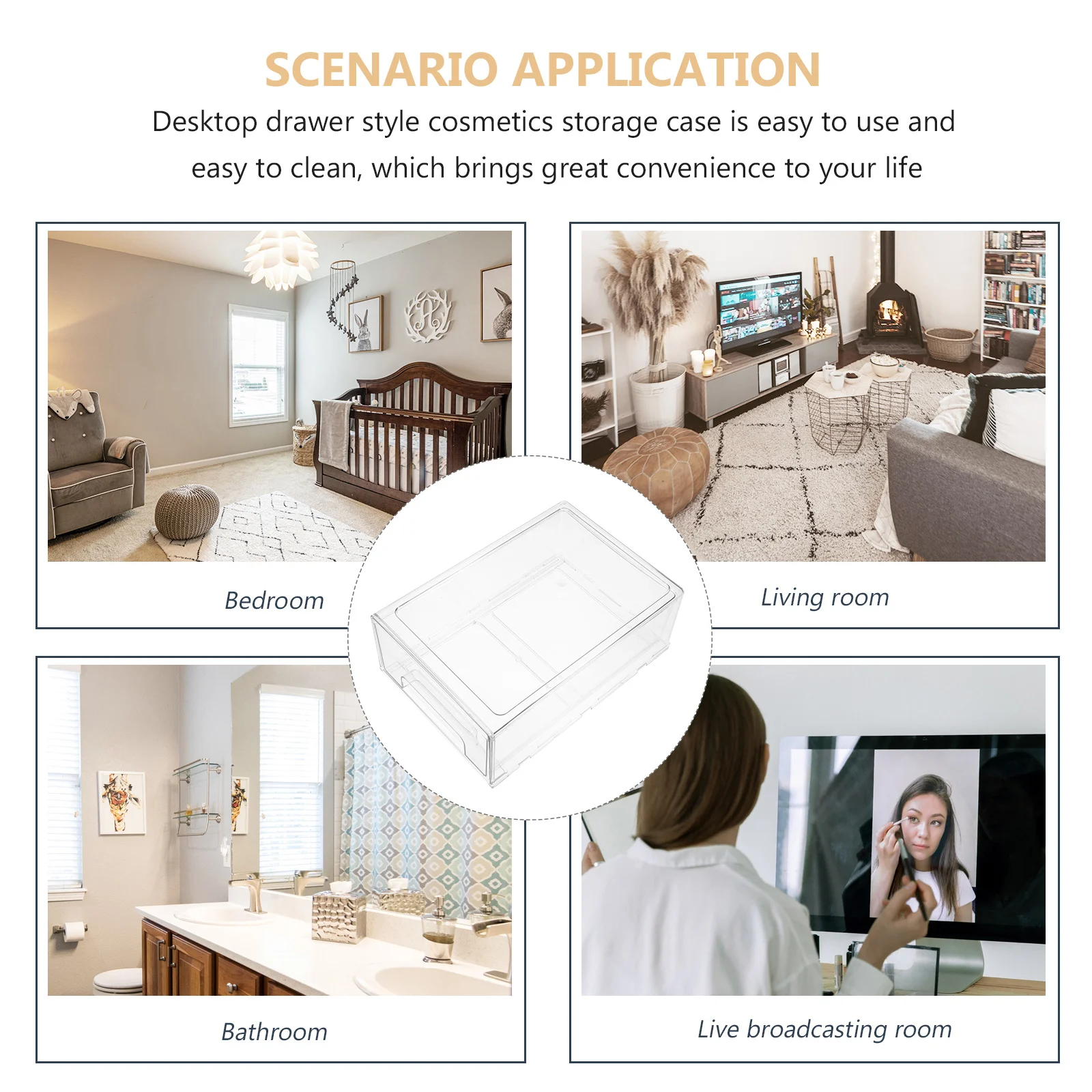 Plastic Drawer Storage Box Organizer For Desktop Makeup Stationery Office Home Large Capacity Tabletop Storage Case
Plastic Drawer Storage Box Organizer For Desktop Makeup Stationery Office Home Large Capacity Tabletop Storage Case