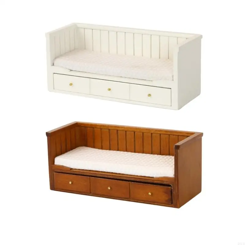 R6FD House Single Bed Model Furniture Model Accessories Teenager Girls for 1:12 Dollhouses Living Room Decorations
R6FD House Single Bed Model Furniture Model Accessories Teenager Girls for 1:12 Dollhouses Living Room Decorations