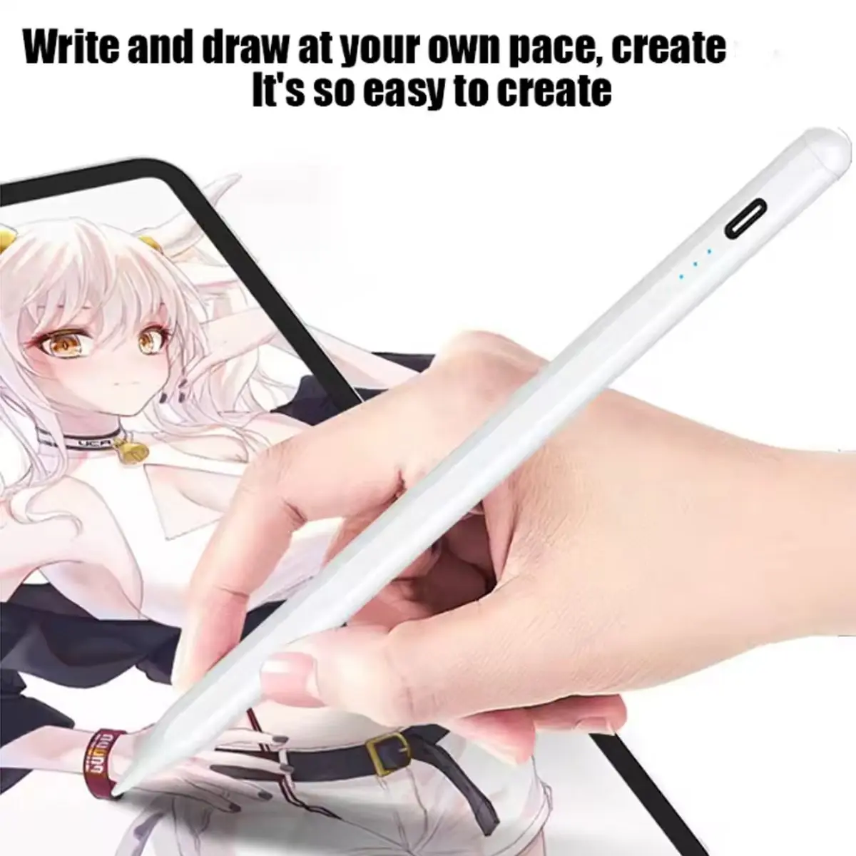 Stylus Pen for iPad 6th-11th Generation-Pencil Compatible with 2018-2025 Apple iPad Pro 11"/12.9"/M4,Mini 5/6/7th, 10/11thWhite
Stylus Pen for iPad 6th-11th Generation-Pencil Compatible with 2018-2025 Apple iPad Pro 11"/12.9"/M4,Mini 5/6/7th, 10/11thWhite