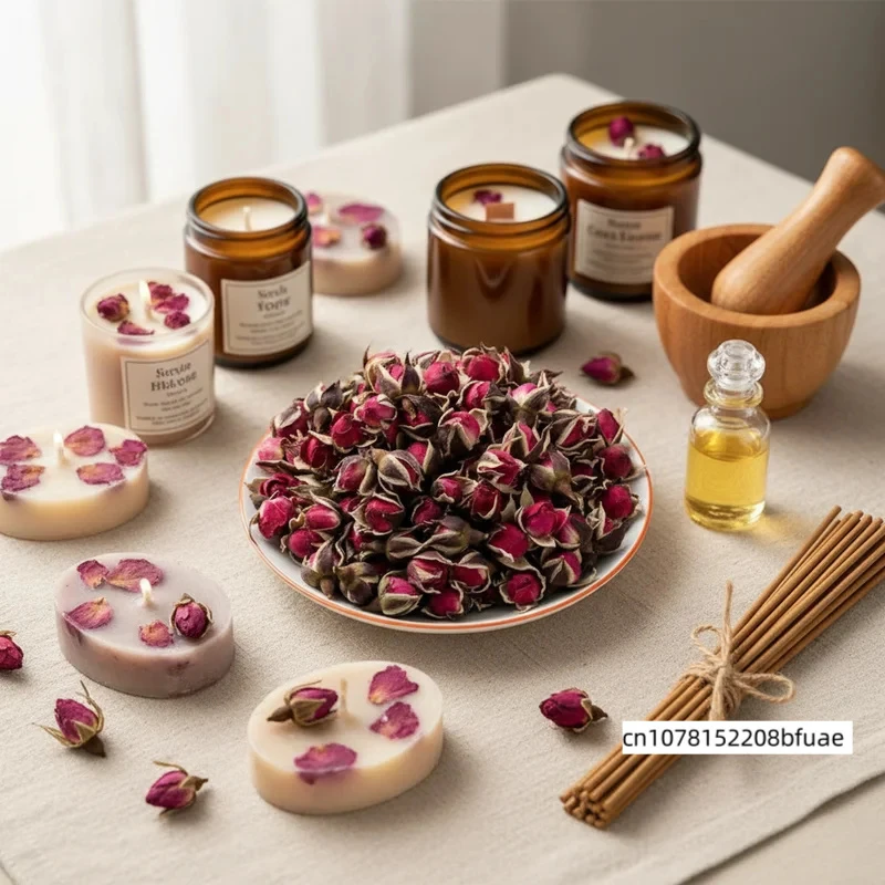Top Grade Natural Dried Rose Buds Jasmine Flowers For Incense Sachet Soap Candle Making Wedding Fragrance Handmade Home Decor
Top Grade Natural Dried Rose Buds Jasmine Flowers For Incense Sachet Soap Candle Making Wedding Fragrance Handmade Home Decor