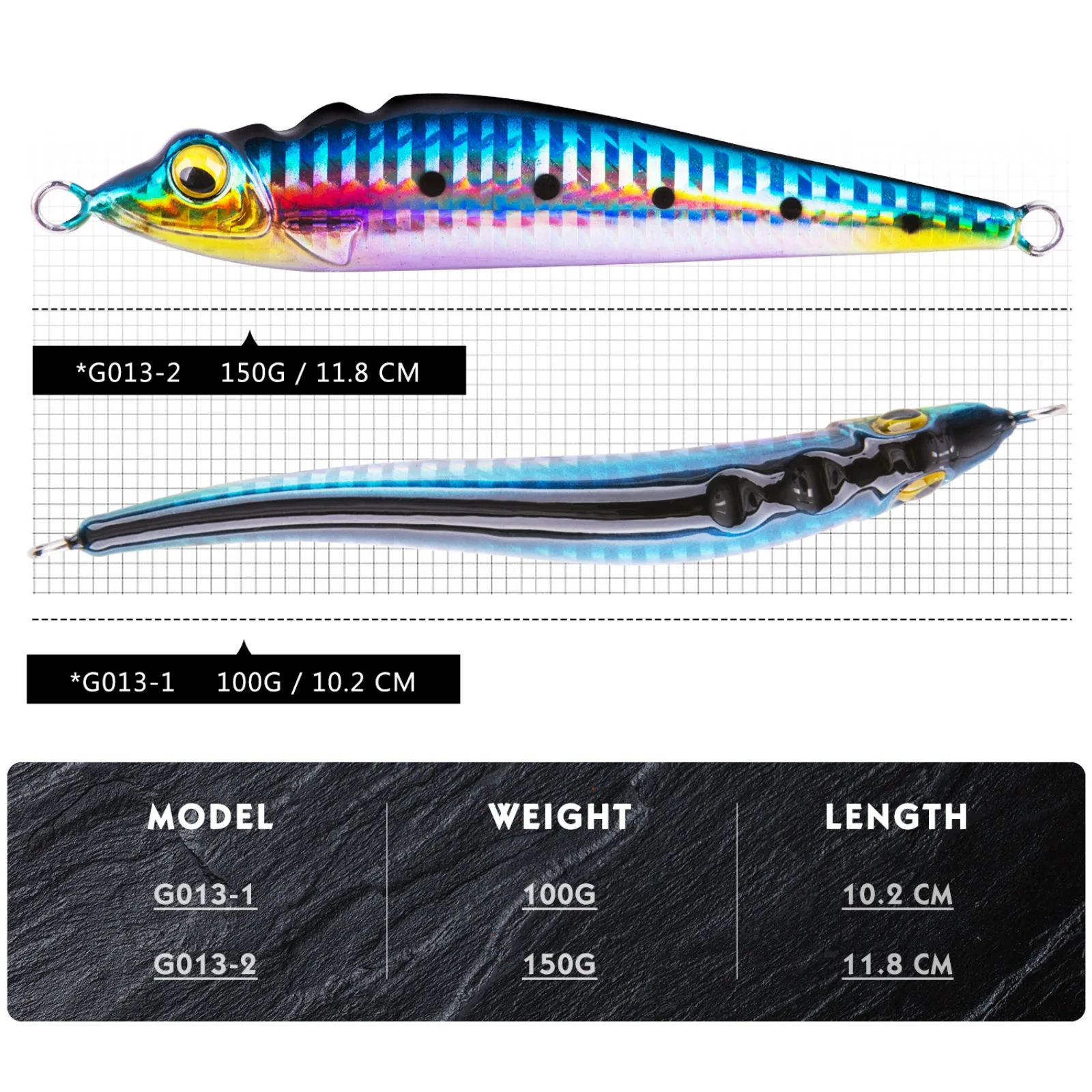 Goture 1pcs "S" Eel Shape Offshore Boat Metal Jig Spoon 100g 150g Fast or Slow Jigging Fishing Lure Tackle Accessories
Goture 1pcs "S" Eel Shape Offshore Boat Metal Jig Spoon 100g 150g Fast or Slow Jigging Fishing Lure Tackle Accessories