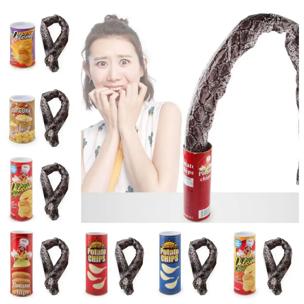 Spoof Jokes Reusable Fake Snake Toys Jump Magic Tricks Popcorn Can Potato Chip Can Toys Spring Snake Party Decoration
Spoof Jokes Reusable Fake Snake Toys Jump Magic Tricks Popcorn Can Potato Chip Can Toys Spring Snake Party Decoration