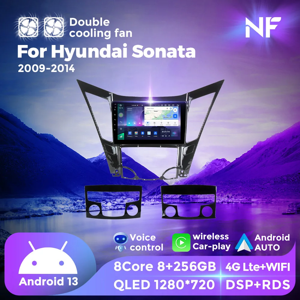 NF Dual Cooling Fan Android All in One For Hyundai Sonata 6 YF 2009 - 2014 Car Radio Multimedia Player GPS For Wireless Carplay
NF Dual Cooling Fan Android All in One For Hyundai Sonata 6 YF 2009 - 2014 Car Radio Multimedia Player GPS For Wireless Carplay
