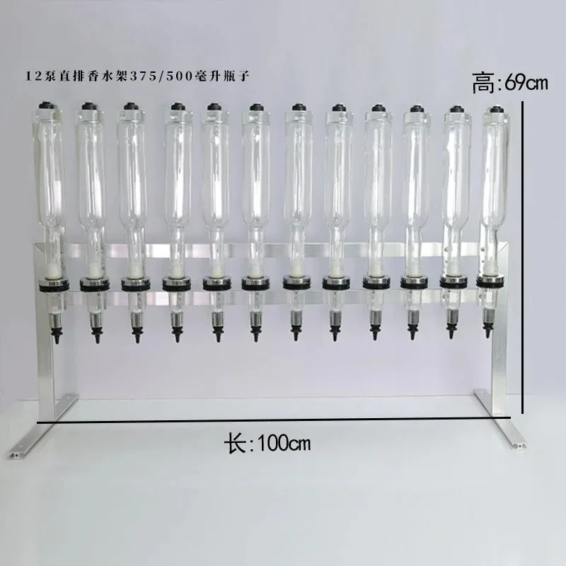 12-Head Perfume Dispenser Wall Mount, Bulk Refillable Glass Display Rack for Essential Oils
12-Head Perfume Dispenser Wall Mount, Bulk Refillable Glass Display Rack for Essential Oils