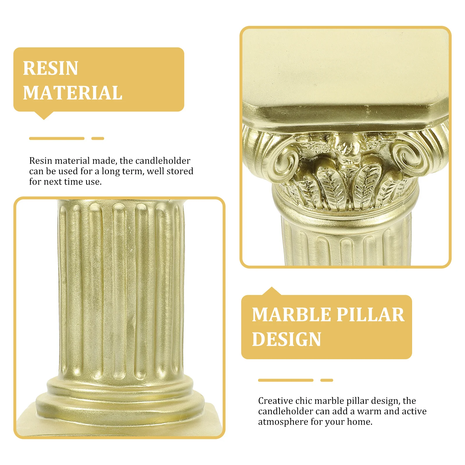 1Pcs Roman Column Candleholder Nordic Resin Marble Pillar Candlestick Decorative Home Decor Party Festival Accessory
1Pcs Roman Column Candleholder Nordic Resin Marble Pillar Candlestick Decorative Home Decor Party Festival Accessory