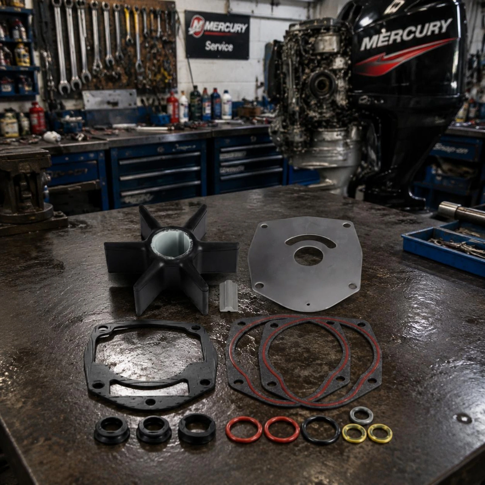 Mercruiser Cooling Pump Kit OEM Replacement Impeller Repair Kit Outboard Pump Set Heavy Duty for Mechanics
Mercruiser Cooling Pump Kit OEM Replacement Impeller Repair Kit Outboard Pump Set Heavy Duty for Mechanics