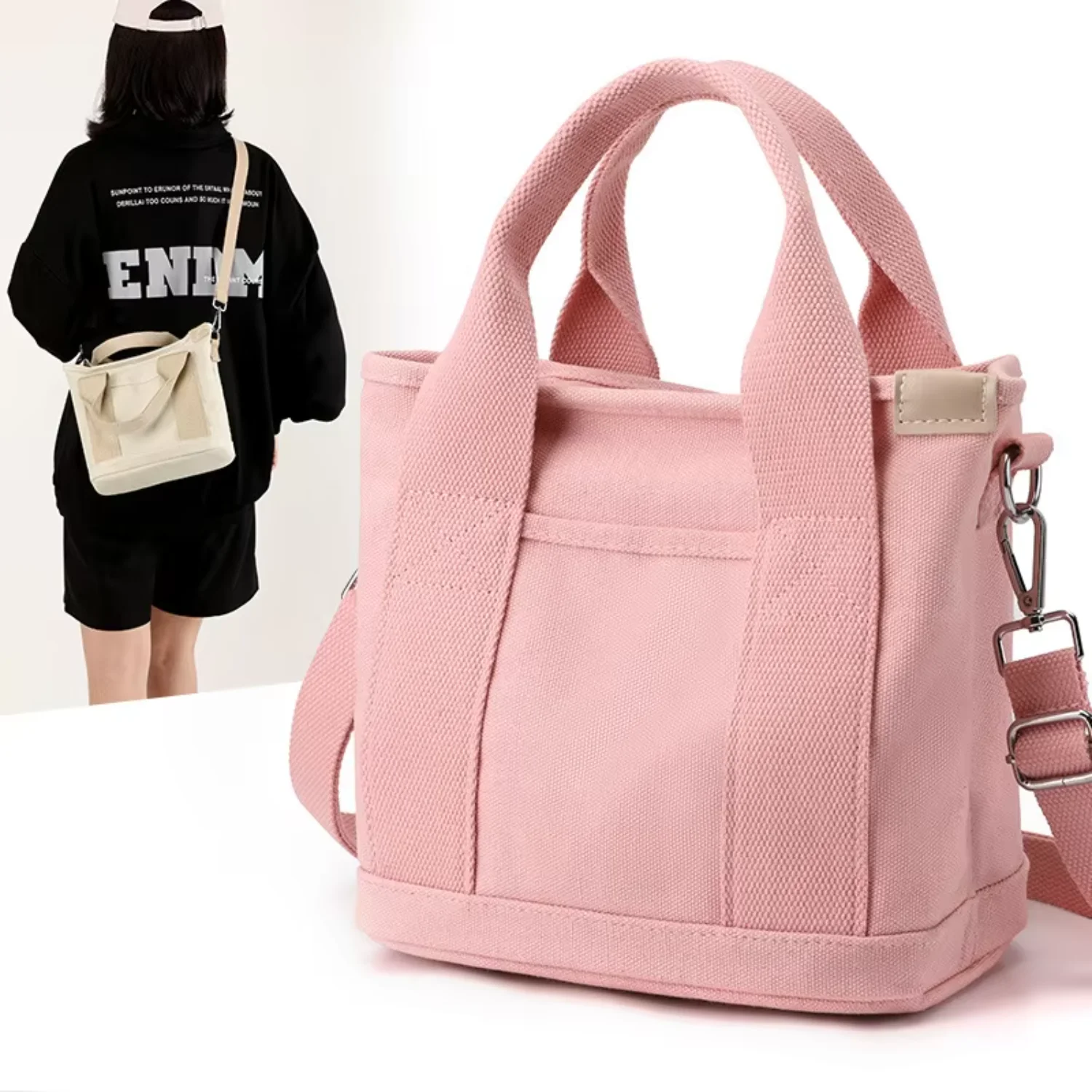 Fashion Women Handle Canvas Tote Crossbody Luxury money purses and handbags For Ladies
Fashion Women Handle Canvas Tote Crossbody Luxury money purses and handbags For Ladies
