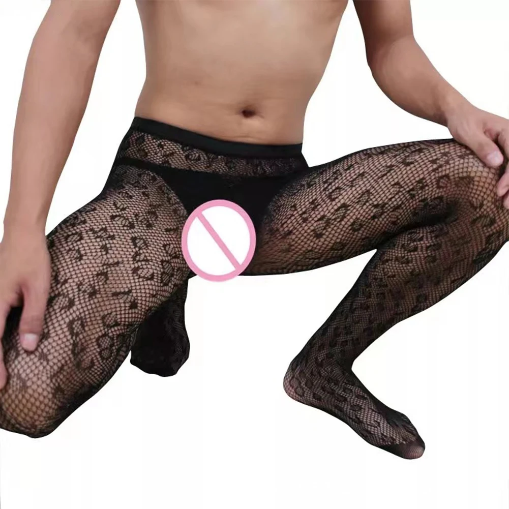 Sexy Men Sissy Pantyhose Fishnet Lace Body Stockings See-through Hollow Out Tights Pants Ultra-thin Sheer Mesh Gay Erotic Wear
Sexy Men Sissy Pantyhose Fishnet Lace Body Stockings See-through Hollow Out Tights Pants Ultra-thin Sheer Mesh Gay Erotic Wear