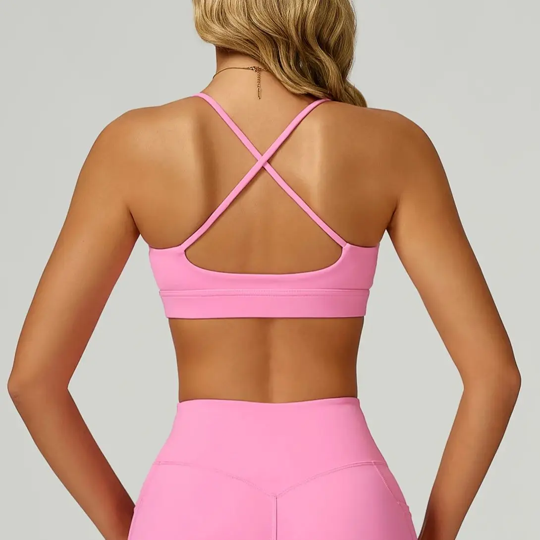 Summer Sexy Cross Beauty Back Sports Bras Women Fitness Vest Sports Top Yoga Bra Running Fitness Breathable Shockproof Yoga Bra
Summer Sexy Cross Beauty Back Sports Bras Women Fitness Vest Sports Top Yoga Bra Running Fitness Breathable Shockproof Yoga Bra