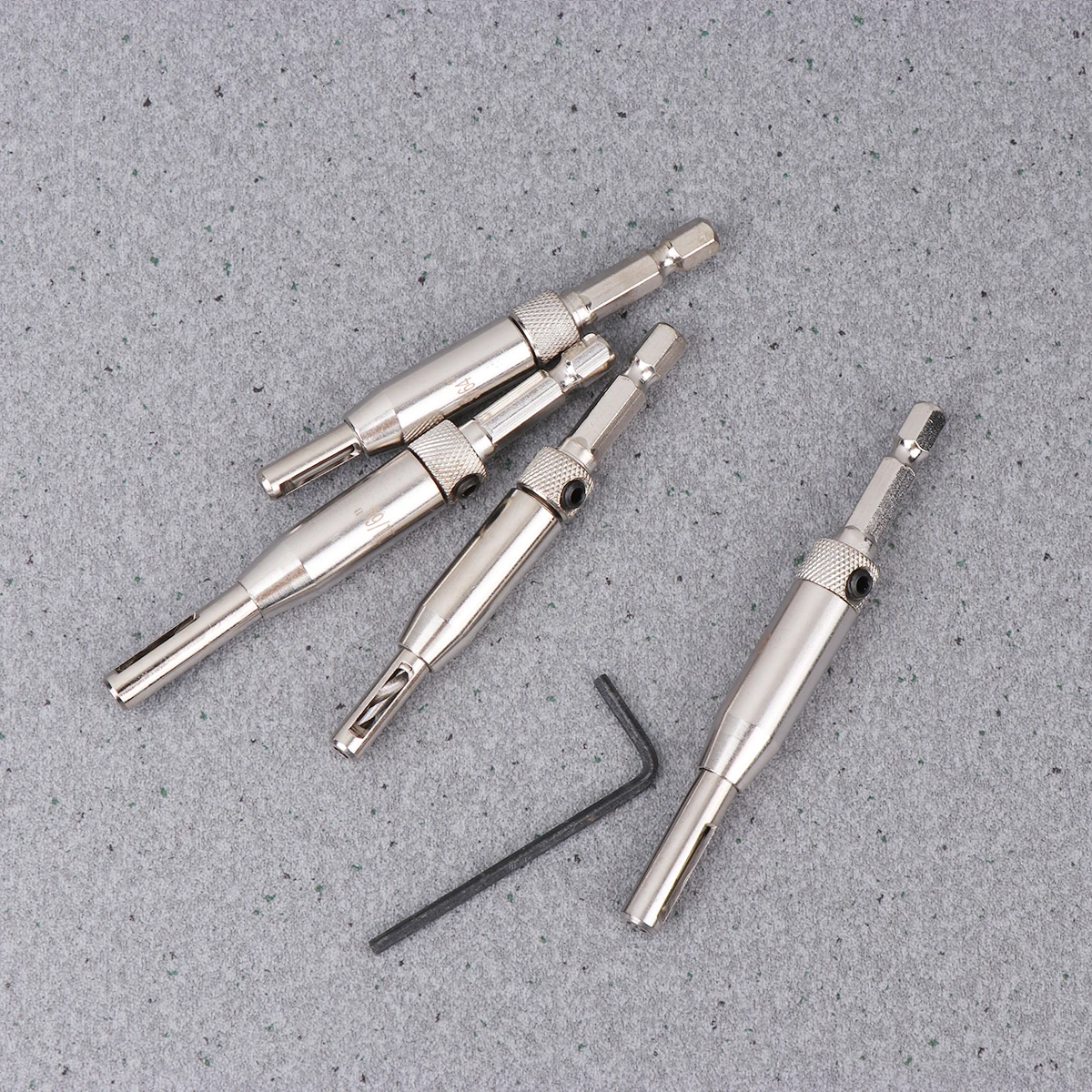 Hex Shank Countersink Drill Bits 5 7 9 64 11 64 inch Set Wrench Wood Fiberboard Plastic DIY Home Building Tools
Hex Shank Countersink Drill Bits 5 7 9 64 11 64 inch Set Wrench Wood Fiberboard Plastic DIY Home Building Tools