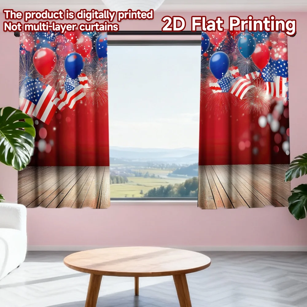 2D flat printing 2pcs Party Curtains Independence Day Celebration Digital Printed Polyester Drapes Festive Holiday for Photo
2D flat printing 2pcs Party Curtains Independence Day Celebration Digital Printed Polyester Drapes Festive Holiday for Photo