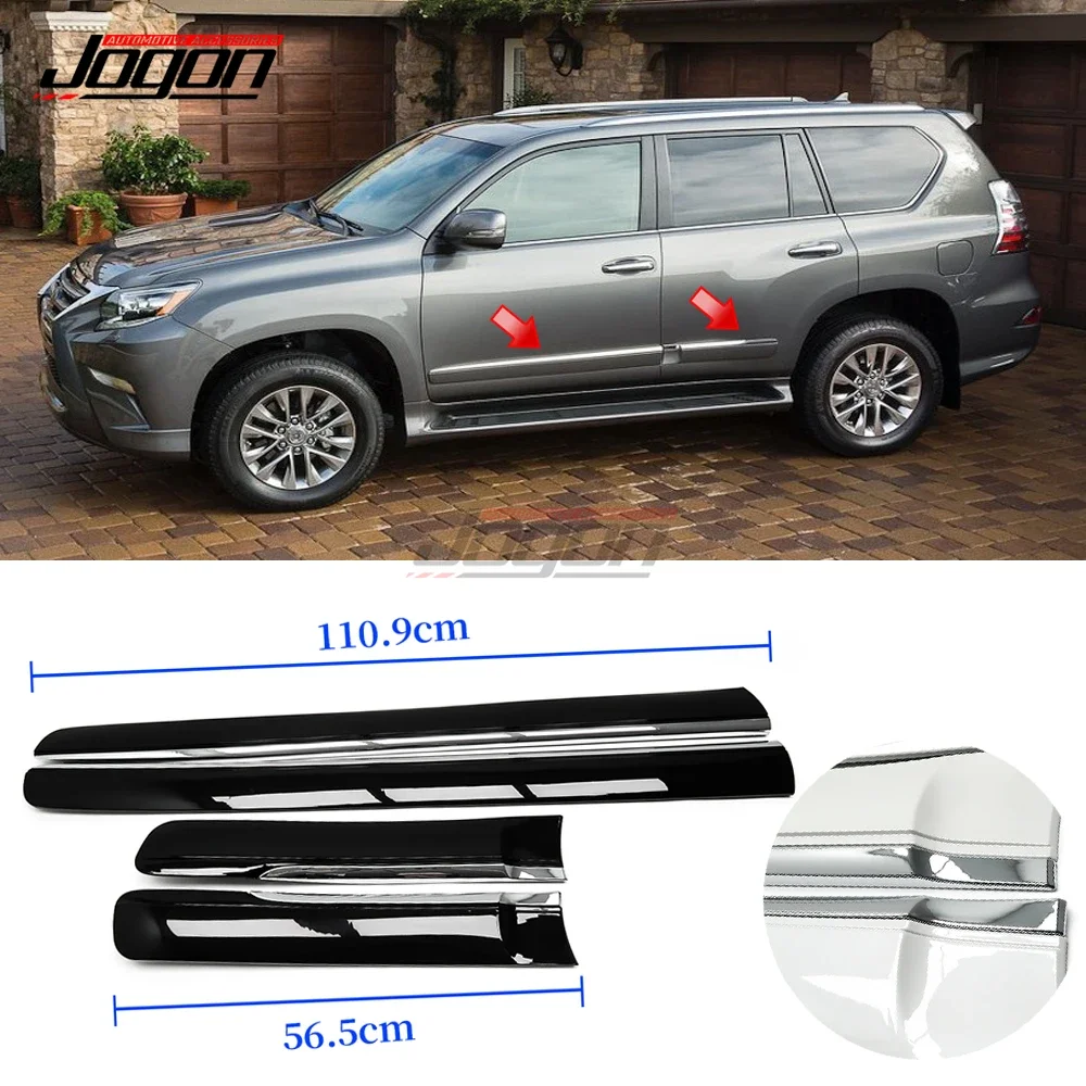 4pcs ABS Chrome Car Side Door Body Cover Trim for Lexus GX460 2010-2015 2016 2017 2018 2019 2020 Protector Molding Accessories
4pcs ABS Chrome Car Side Door Body Cover Trim for Lexus GX460 2010-2015 2016 2017 2018 2019 2020 Protector Molding Accessories