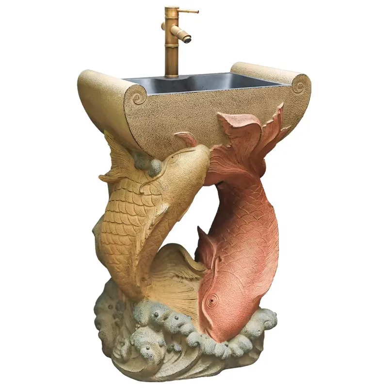 Креативная садовая умывальная раковина-столик в новом китайском стиле для улицы, дома и балкона
Креативная садовая умывальная раковина-столик в новом китайском стиле для улицы, дома и балкона