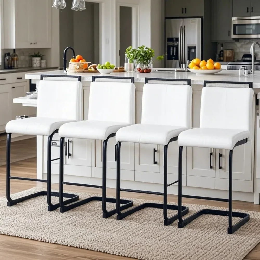 Counter Height Bar Stools Set of Leather Bars Stoolss with ,Counter High Chairs with Painted Metal Legs, Bar Stools
Counter Height Bar Stools Set of Leather Bars Stoolss with ,Counter High Chairs with Painted Metal Legs, Bar Stools