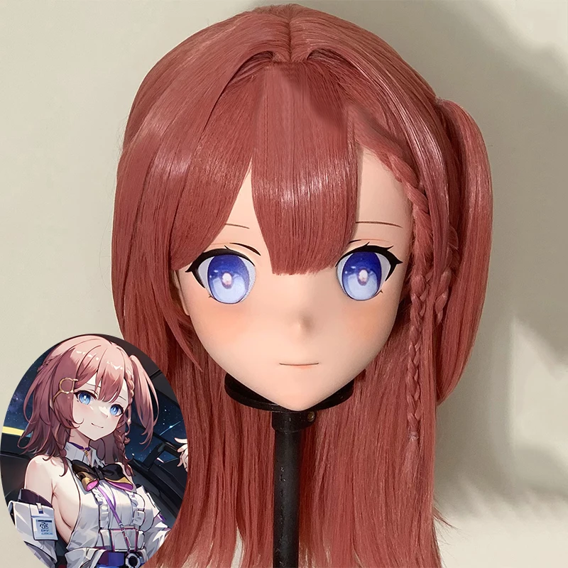 (MEO340) Customize Handmade Full Head Lockable Crossdress Male to Female Japanese Cartoon Anime Game Character Kigurumi Mask
(MEO340) Customize Handmade Full Head Lockable Crossdress Male to Female Japanese Cartoon Anime Game Character Kigurumi Mask