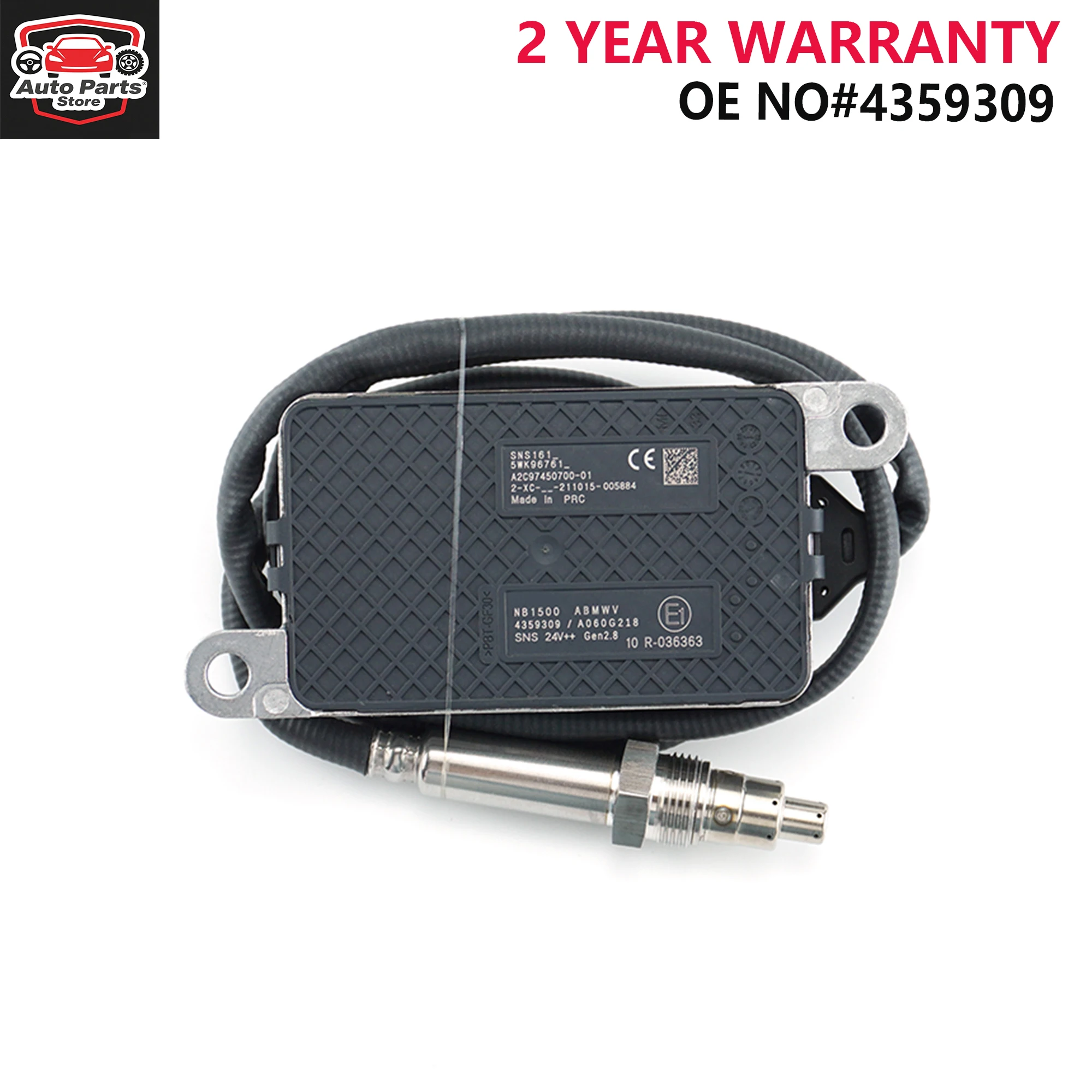 New Nitrogen Oxide Sensor Nox Sensor 4359309 5WK96761 5WK9 6761 for CUMMINS Engine Truck Spare Parts
New Nitrogen Oxide Sensor Nox Sensor 4359309 5WK96761 5WK9 6761 for CUMMINS Engine Truck Spare Parts