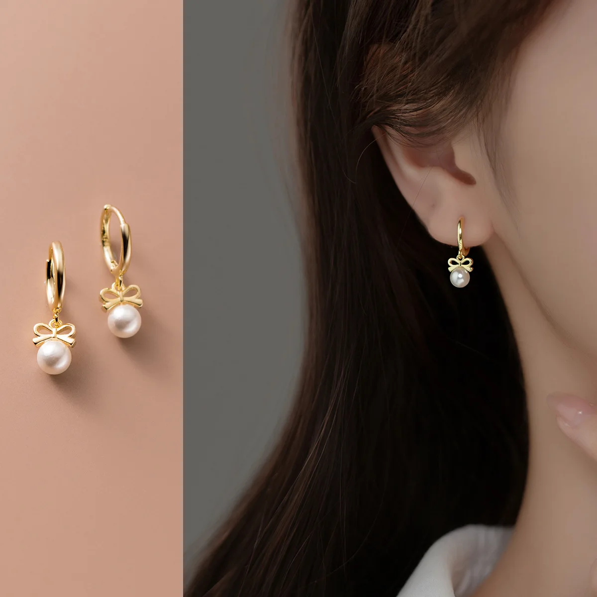 100% 925 Sterling Silver Pearl Bowknot Earrings for Women Girl Fashion Simple Geometric Design Jewelry Party Gift Dropshipping
100% 925 Sterling Silver Pearl Bowknot Earrings for Women Girl Fashion Simple Geometric Design Jewelry Party Gift Dropshipping