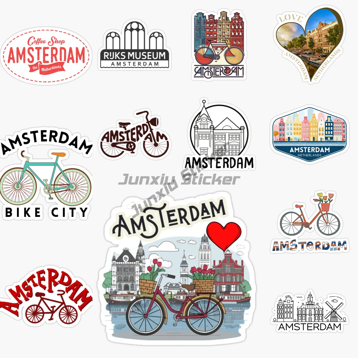 Amsterdam Landscape National Flag and Emblem Vinyl Self-adhesive Decal Car Waterproof Car Bumper Sticker Car Accessories KK10cm 
Amsterdam Landscape National Flag and Emblem Vinyl Self-adhesive Decal Car Waterproof Car Bumper Sticker Car Accessories KK10cm
