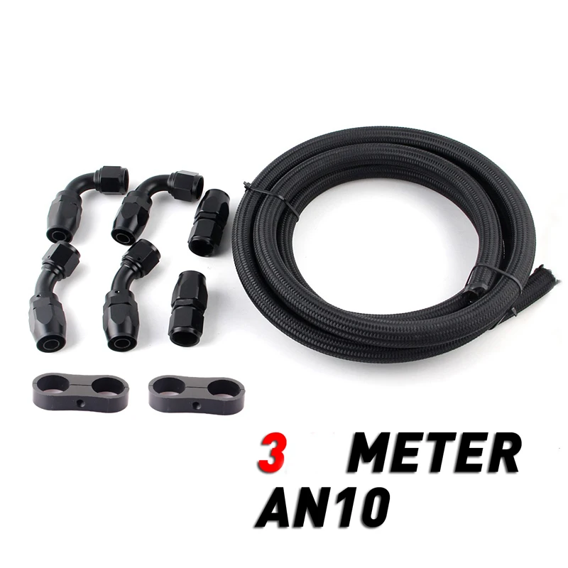 10 FT AN10 NYLON BRAIDED OIL COOLER FUEL HOSE LINE STRAIGHT 45 90 DEGREE SWIVEL FITTING separator
10 FT AN10 NYLON BRAIDED OIL COOLER FUEL HOSE LINE STRAIGHT 45 90 DEGREE SWIVEL FITTING separator
