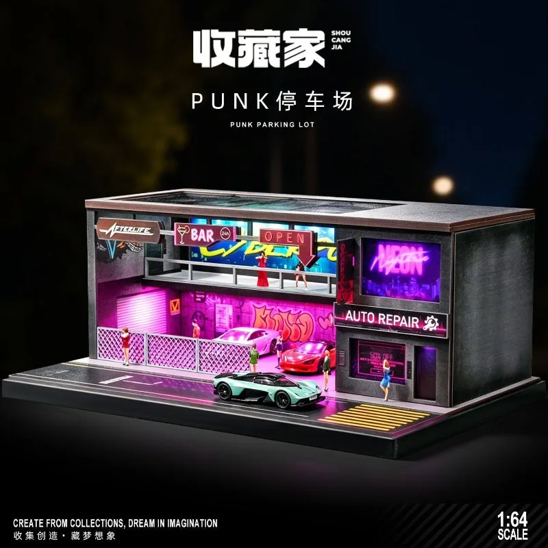 Collector 1: 64-scale miniature scene of the Besson Peculiar Garage Parking Lot, a boy's holiday gift, an adult collection piece
Collector 1: 64-scale miniature scene of the Besson Peculiar Garage Parking Lot, a boy's holiday gift, an adult collection piece