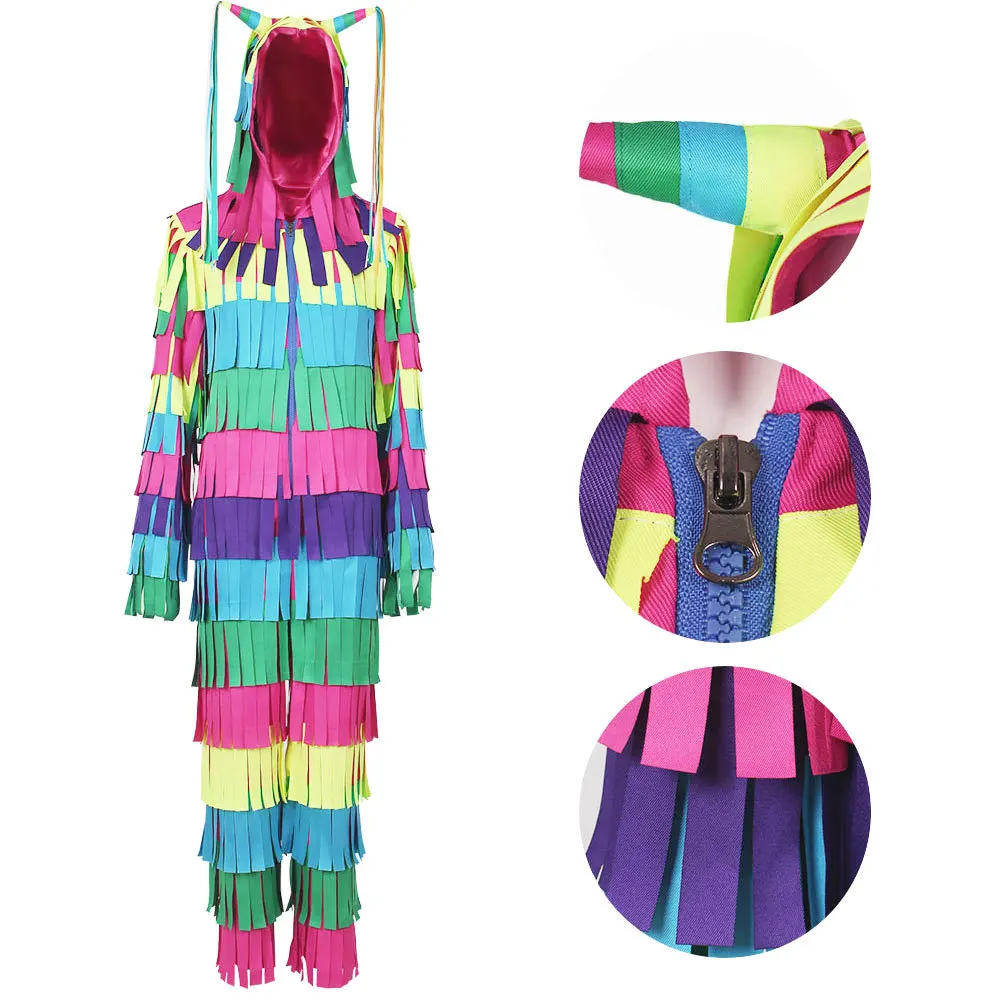 Carnival New Colorful Costumes Mexican Easter Egg Festival Pinata Rainbow jumpsuit cosplay Halloween cosplay cosplay costume
Carnival New Colorful Costumes Mexican Easter Egg Festival Pinata Rainbow jumpsuit cosplay Halloween cosplay cosplay costume