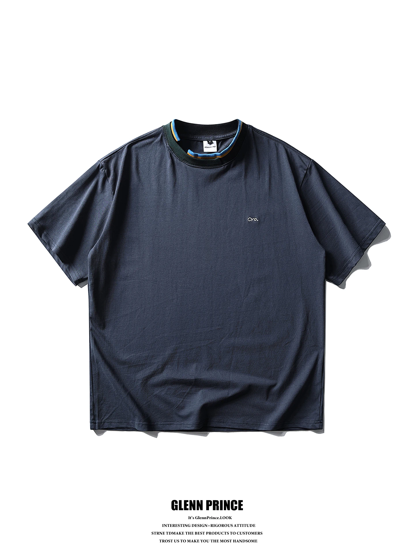 Versatile Short Sleeve T-Shirt Men's Collar Patchwork Color Block GPstudio Japanese Style Fashion Brand New Design Summer Top
Versatile Short Sleeve T-Shirt Men's Collar Patchwork Color Block GPstudio Japanese Style Fashion Brand New Design Summer Top