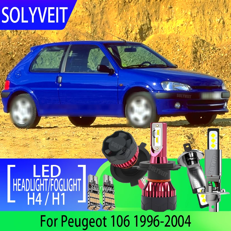 Powerful Night Illumination LED Car Headlamp H4 9003 Foglamp H1 448 FOR Peugeot 106 1996 1997 1998 1999 2000 2001 2002 2003 2004
Powerful Night Illumination LED Car Headlamp H4 9003 Foglamp H1 448 FOR Peugeot 106 1996 1997 1998 1999 2000 2001 2002 2003 2004