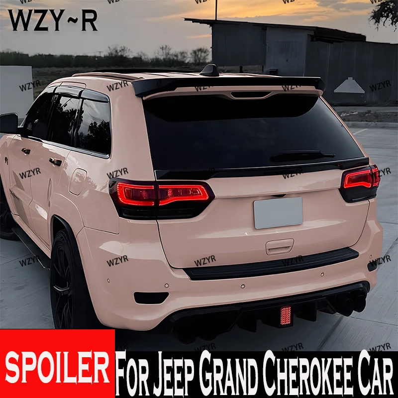 For Jeep Grand Cherokee Car 2013-2020 Rear Trunk Lid Boot Ducktail Lip Spoiler Wings Black Carbon Exterior Tuning Accessories 
For Jeep Grand Cherokee Car 2013-2020 Rear Trunk Lid Boot Ducktail Lip Spoiler Wings Black Carbon Exterior Tuning Accessories