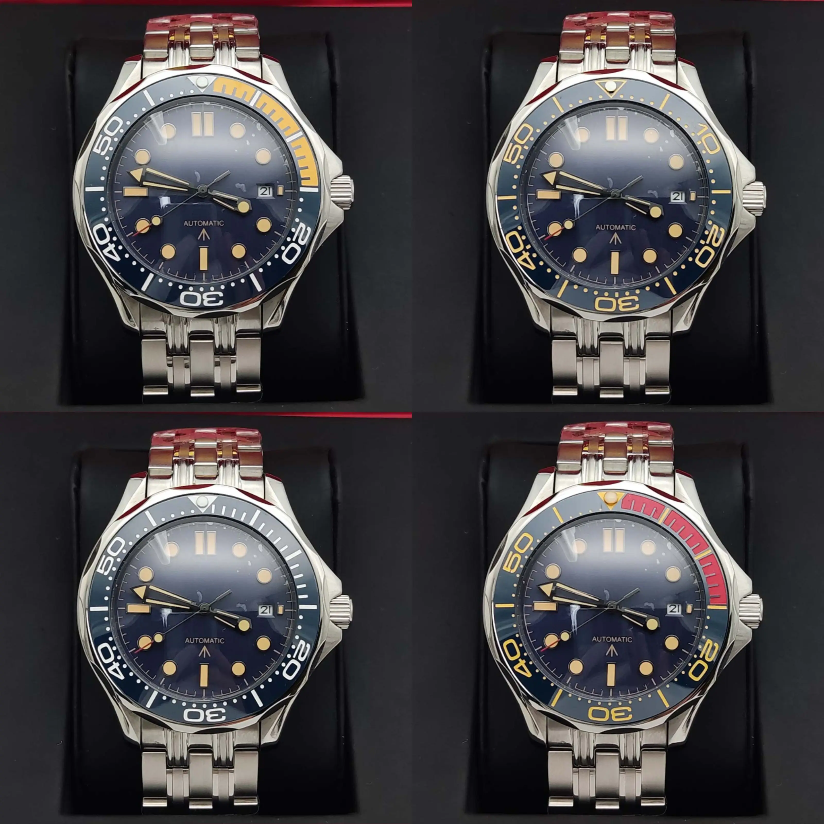 PARNSRPE Luxury 2025 Blue Mechanical 41mm 8215 5ATM Diving Watch Luminous Dial Auto Date Watch Waterproof
PARNSRPE Luxury 2025 Blue Mechanical 41mm 8215 5ATM Diving Watch Luminous Dial Auto Date Watch Waterproof