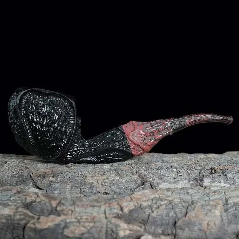 MUXIANG Men’s Hand-Carved Black Rose Briar Pipe
MUXIANG Men’s Hand-Carved Black Rose Briar Pipe