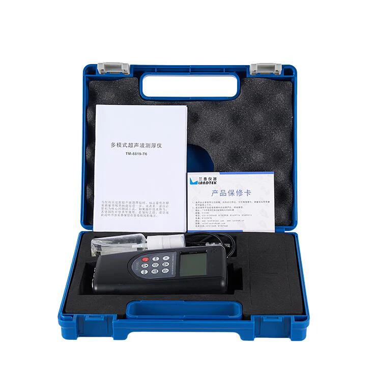 2025TM-8819-T6 Multi Mode Ultrasonic Thickness Gauge for Penetrating Coatings
2025TM-8819-T6 Multi Mode Ultrasonic Thickness Gauge for Penetrating Coatings